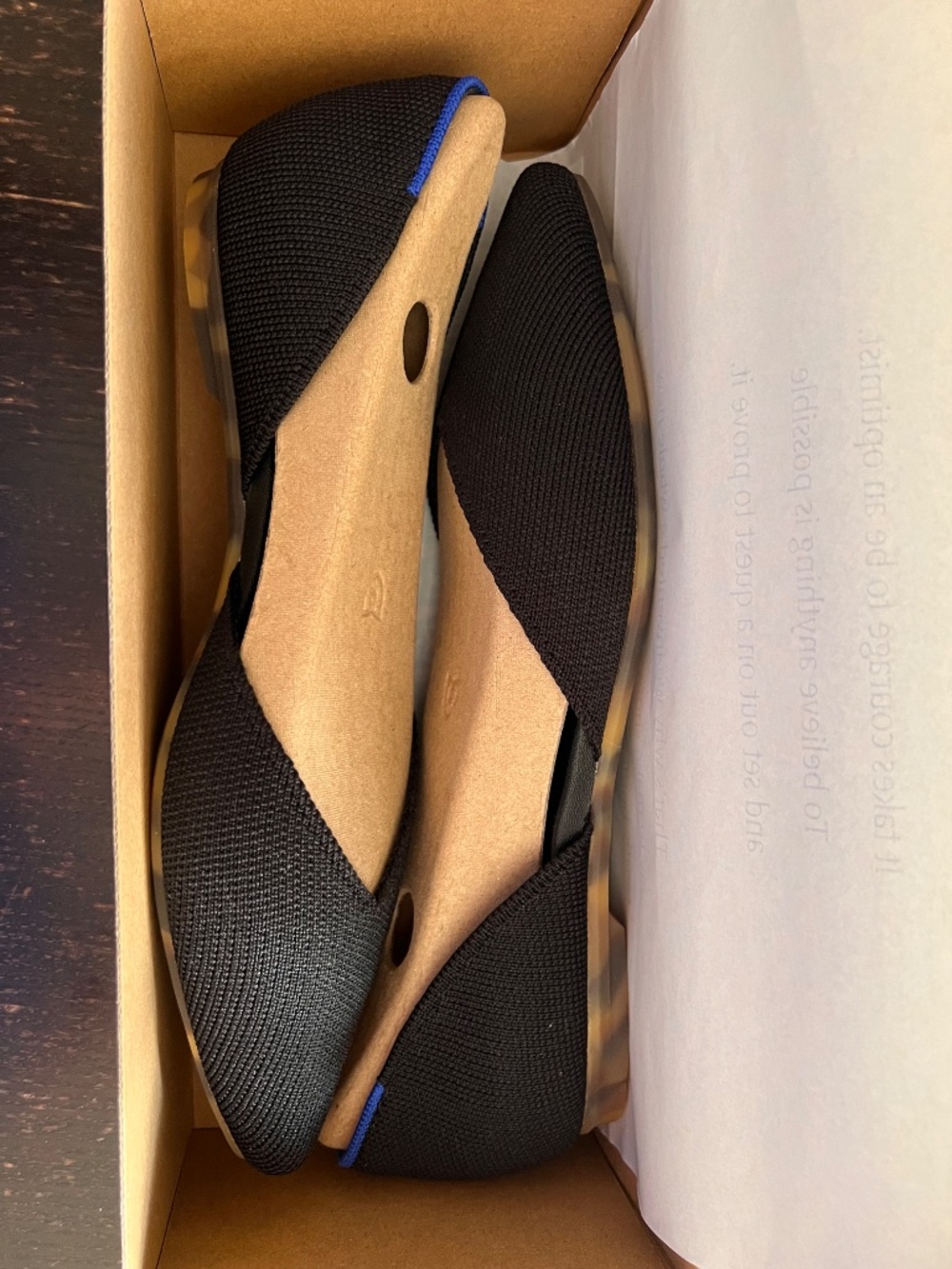 Rothy's The D'Orsay Point - Black Size 7.5 - Picture 4 of 5